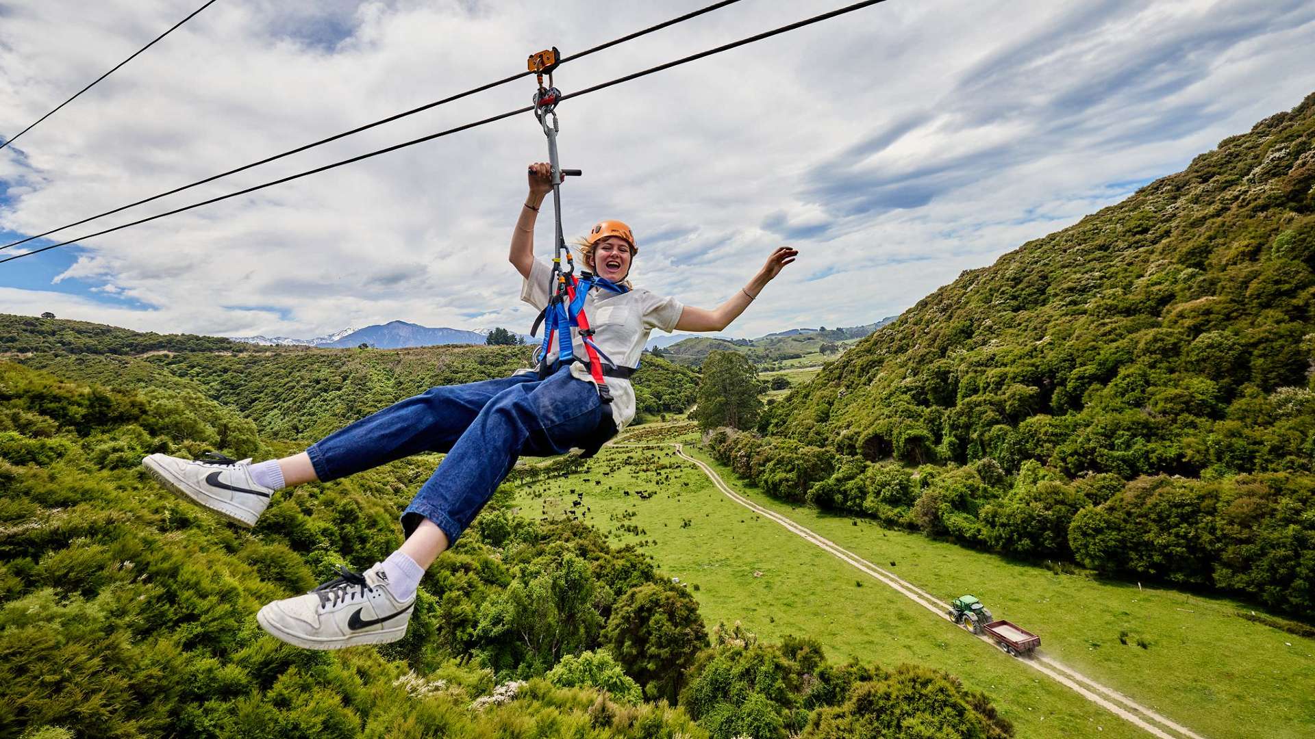 Calling All Adrenaline Seekers: South Island's Kaikoura Just Launched 600 Metres of Ziplines