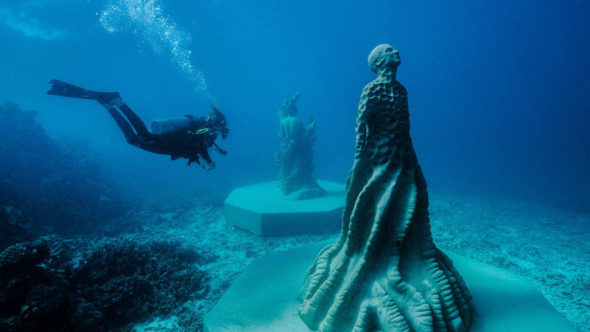 Australia's Museum of Underwater Art Off Townsville Just Scored an Impressive New Snorkel Trail